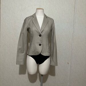 Banana Republic Women's Petite Taupe Blazer Jacket 00P